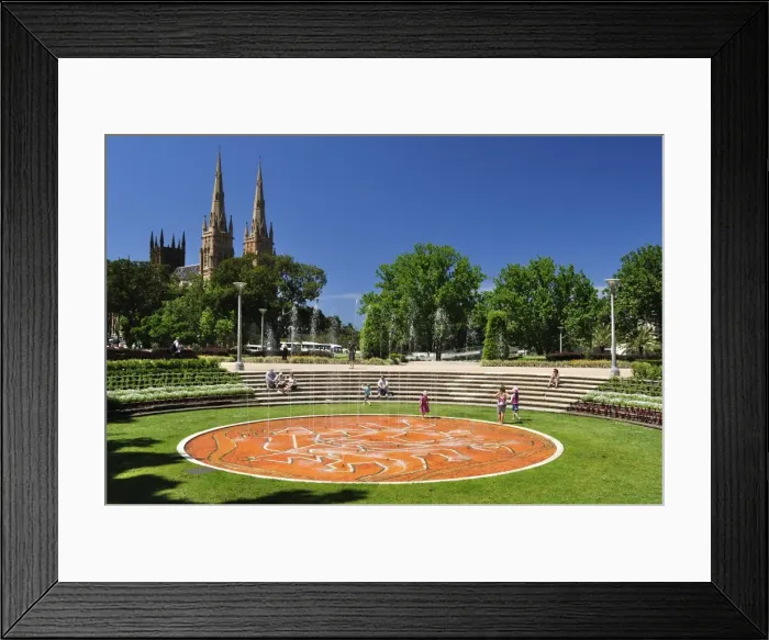 Framed Print : Hyde Park and St. Marys Cathedral, Sydney, New South Wales, Australia, Pacific Framed Print : Hyde Park and St. Marys Cathedral, Sydney, New South Wales, Australia, Pacific