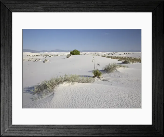 Framed Print : Sand dunes, White Sands National Monument, New Mexico, United States of America Framed Print : Sand dunes, White Sands National Monument, New Mexico, United States of America
