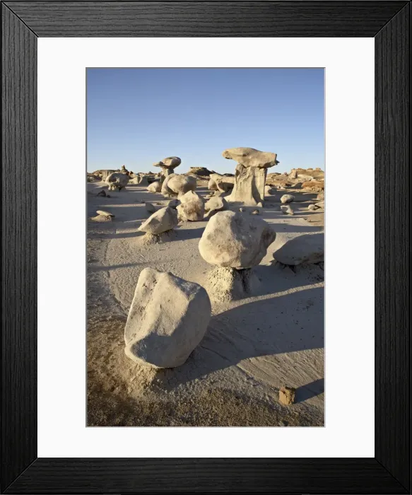 Framed Print : Boulders and hoodoos at first light, Bisti Wilderness, New Mexico, United States of America Framed Print : Boulders and hoodoos at first light, Bisti Wilderness, New Mexico, United States of America