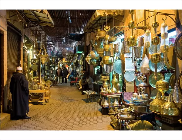 The souk, Marrakech (Marrakesh), Morocco, North Africa, Africa
