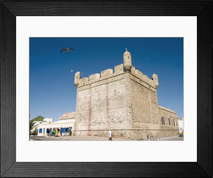 Framed Print : View of the ramparts of the Old City, UNESCO World Heritage Site, Essaouira Framed Print : View of the ramparts of the Old City, UNESCO World Heritage Site, Essaouira