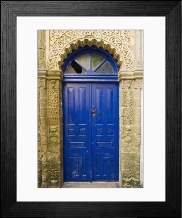 Framed Print : Ancient door, Old City, UNESCO World Heritage Site, Essaouira, Morocco Framed Print : Ancient door, Old City, UNESCO World Heritage Site, Essaouira, Morocco