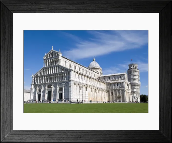 Framed Print : Cathedral and Leaning Tower of Pisa, Piazza dei Miracoli, UNESCO World Heritage Site Framed Print : Cathedral and Leaning Tower of Pisa, Piazza dei Miracoli, UNESCO World Heritage Site