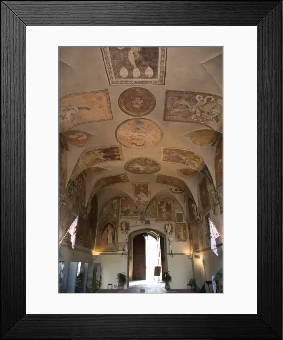 Framed Print : Main gate, Palazzo dei Vicari, Scarperia, Florence, Tuscany, Italy, Europe Framed Print : Main gate, Palazzo dei Vicari, Scarperia, Florence, Tuscany, Italy, Europe