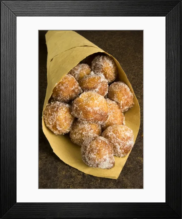 Framed Print : Tortelli alla milanese (fritters Milanese style), Milan Carnival cakes Framed Print : Tortelli alla milanese (fritters Milanese style), Milan Carnival cakes