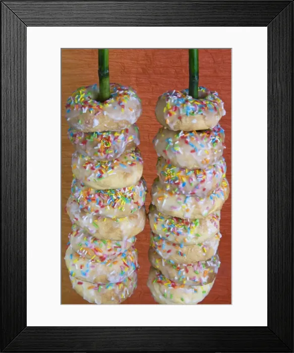 Framed Print : Taralli al naspro (Sweet Taralli) (Carnival Donuts), Italian Carnival Cakes Framed Print : Taralli al naspro (Sweet Taralli) (Carnival Donuts), Italian Carnival Cakes