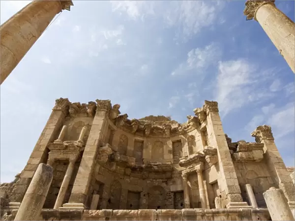 The Nymphaeum, Jerash (Gerasa), a Roman Decapolis city, Jordan, Middle East