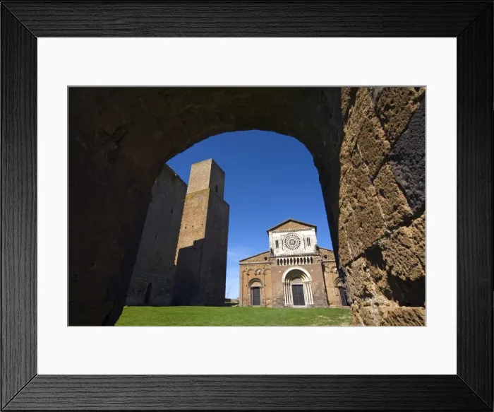 Framed Print : St. Peter Church, Tuscania, Viterbo, Lazio, Italy, Europe Framed Print : St. Peter Church, Tuscania, Viterbo, Lazio, Italy, Europe