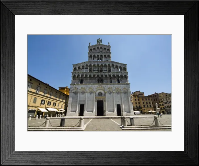 Framed Print : Church of San Michele in Foro, Lucca, Tuscany, Italy, Europe Framed Print : Church of San Michele in Foro, Lucca, Tuscany, Italy, Europe