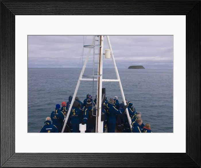 Framed Print : Trawler with tourists on their way to watch whales, Husavik, Iceland, Polar Regions Framed Print : Trawler with tourists on their way to watch whales, Husavik, Iceland, Polar Regions