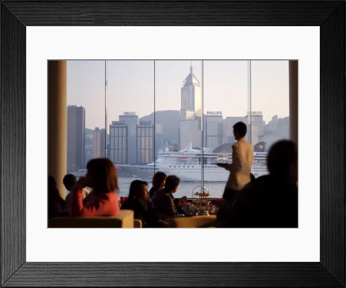 Framed Print : Afternoon tea, Hong Kong, China, Asia Framed Print : Afternoon tea, Hong Kong, China, Asia