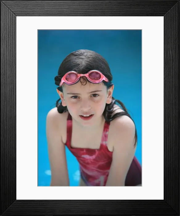 Framed Print : Swimmer, France, Europe Framed Print : Swimmer, France, Europe