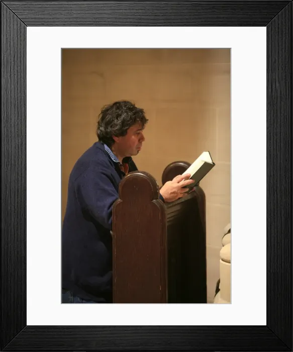 Framed Print : Bible reading Framed Print : Bible reading