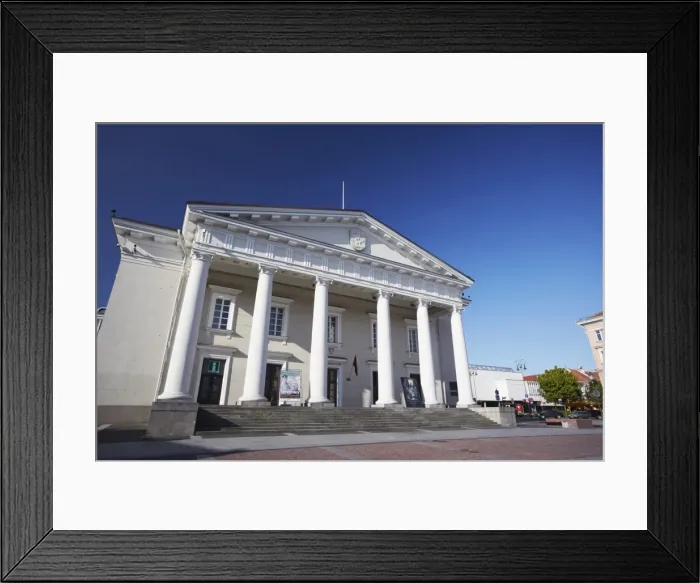 Framed Print : Town Hall, Vilnius, Lithuania, Baltic States, Europe Framed Print : Town Hall, Vilnius, Lithuania, Baltic States, Europe