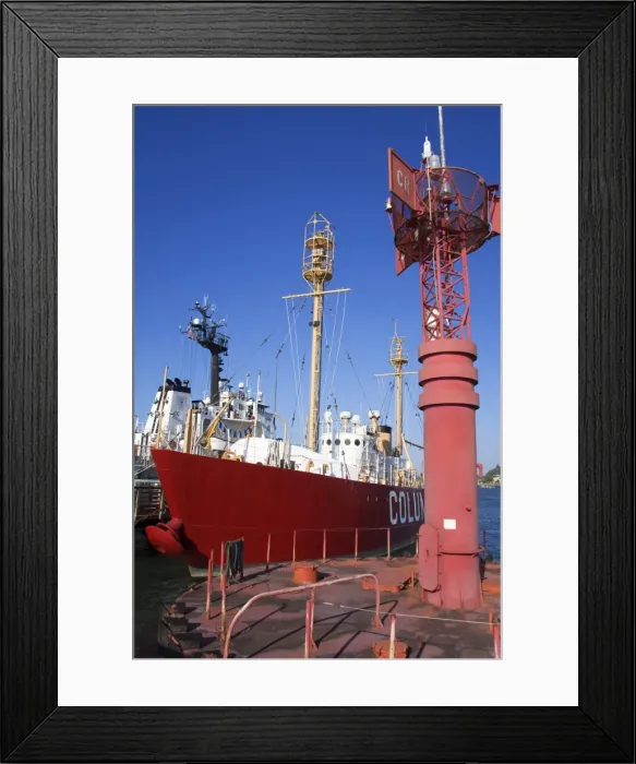 Framed Print : Lightship at the Columbia River Maritime Museum in Astoria, Oregon, United States of America