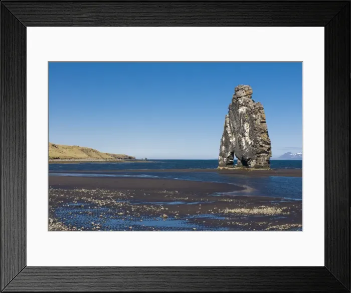 Framed Print : Famous Hvitserkur rock formation at sea, Vatnsnes Peninsula, Iceland, Polar Regions Framed Print : Famous Hvitserkur rock formation at sea, Vatnsnes Peninsula, Iceland, Polar Regions