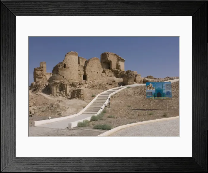 Framed Print : Ruin Seyit Jemalettdin Mosque, between Ashgabad and Mary, Turkmenistan Framed Print : Ruin Seyit Jemalettdin Mosque, between Ashgabad and Mary, Turkmenistan