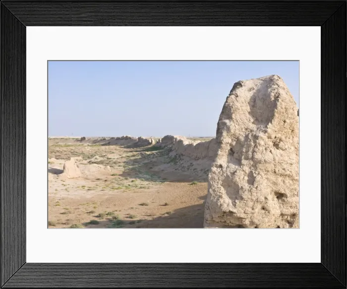 Framed Print : The city walls of the ancient city, Merv, UNESCO World Heritage Site, Turkmenistan Framed Print : The city walls of the ancient city, Merv, UNESCO World Heritage Site, Turkmenistan