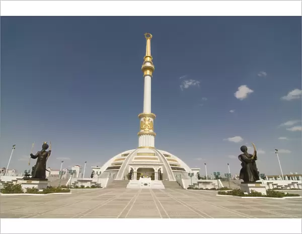Monument of the Independence of Turkmenistan, Ashgabad, Turkmenistan, Central Asia, Asia