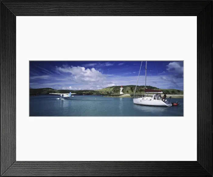 Framed Print : Sea plane and yacht, Hamilton Island, Great Barrier Reef, Queensland, Australia, Pacific Framed Print : Sea plane and yacht, Hamilton Island, Great Barrier Reef, Queensland, Australia, Pacific