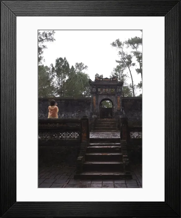 Framed Print : Tourist photographing Dai Hong Mon, Minh Mang Tomb, Hue, Vietnam, Indochina Framed Print : Tourist photographing Dai Hong Mon, Minh Mang Tomb, Hue, Vietnam, Indochina