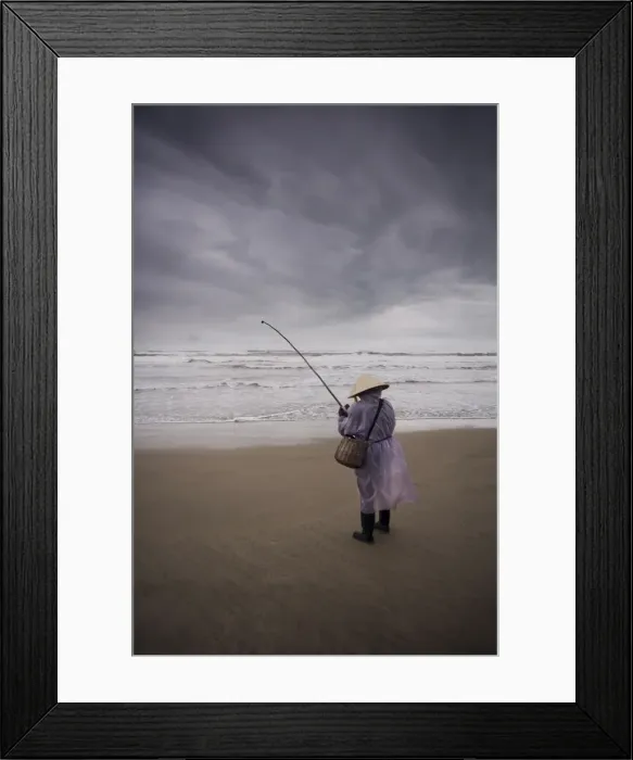 Framed Print : Beach fisherman, China Beach, Da Nang, Vietnam, Indochina, Southeast Asia, Asia Framed Print : Beach fisherman, China Beach, Da Nang, Vietnam, Indochina, Southeast Asia, Asia