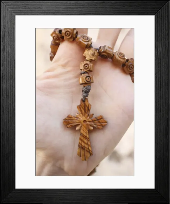 Framed Print : Close up of a Rosary Framed Print : Close up of a Rosary