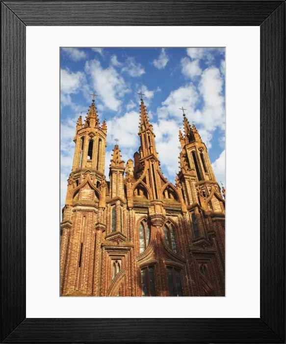 Framed Print : St Annes Church, Vilnius, Lithuania, Baltic States, Europe Framed Print : St Annes Church, Vilnius, Lithuania, Baltic States, Europe