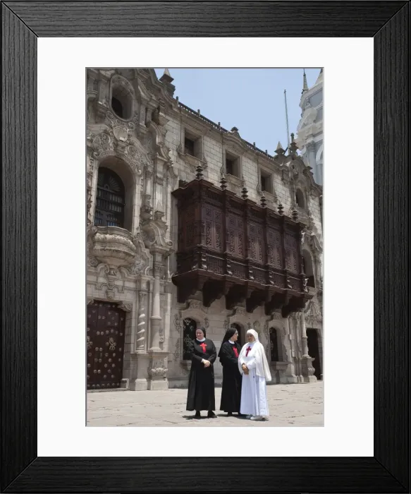 Framed Print : The Archbishops Palace near the Basilica Cathedral of Lima, Lima, Peru Framed Print : The Archbishops Palace near the Basilica Cathedral of Lima, Lima, Peru