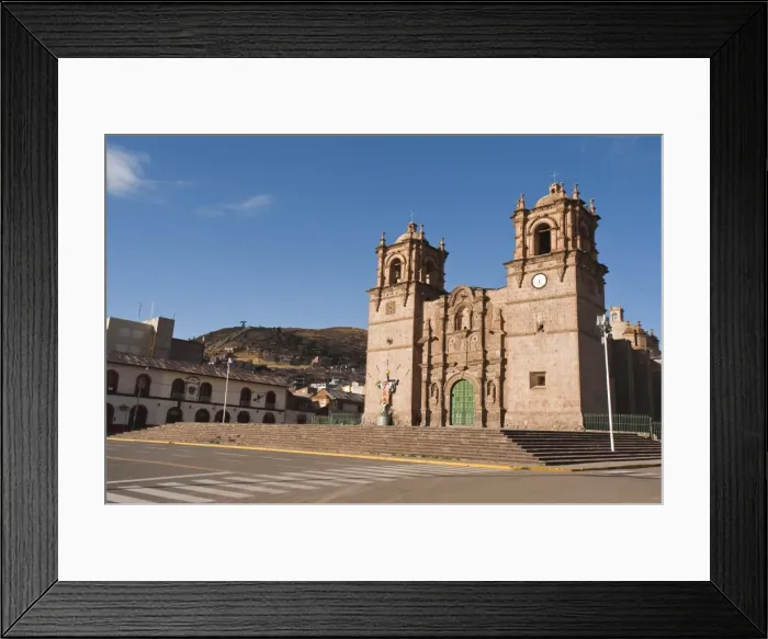 Framed Print : Cathedral Basilica San Carlos Borromeo, Puno, Peru, South America Framed Print : Cathedral Basilica San Carlos Borromeo, Puno, Peru, South America