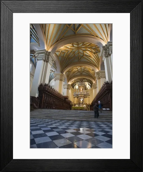 Framed Print : Basilica Cathedral of Lima, Lima, Peru, South America Framed Print : Basilica Cathedral of Lima, Lima, Peru, South America