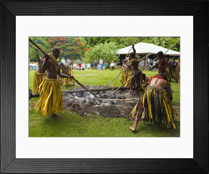Framed Print : Fire walking, Beg Island, Fiji, South Pacific, Pacific Framed Print : Fire walking, Beg Island, Fiji, South Pacific, Pacific