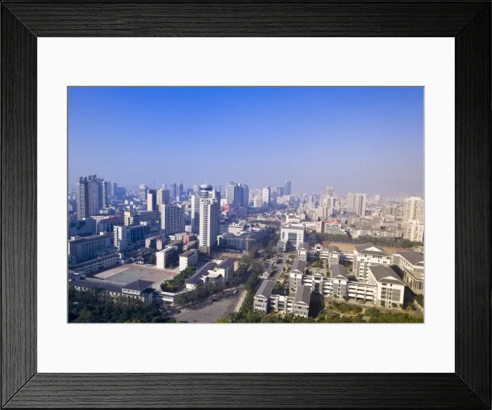 Framed Print : Skyline, Changzhou, Jiangsu, China, Asia Framed Print : Skyline, Changzhou, Jiangsu, China, Asia