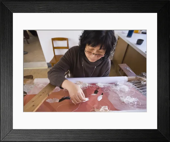 Framed Print : The Institute of Su Zhou Embroidery, Suzhou, Jiangsu, China, Asia Framed Print : The Institute of Su Zhou Embroidery, Suzhou, Jiangsu, China, Asia