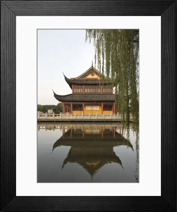 Framed Print : Quanfu Temple, Zhouzhuang, Jiangsu, China, Asia Framed Print : Quanfu Temple, Zhouzhuang, Jiangsu, China, Asia