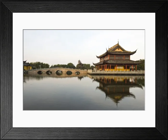 Framed Print : Quanfu Temple, Zhouzhuang, Jiangsu, China, Asia Framed Print : Quanfu Temple, Zhouzhuang, Jiangsu, China, Asia