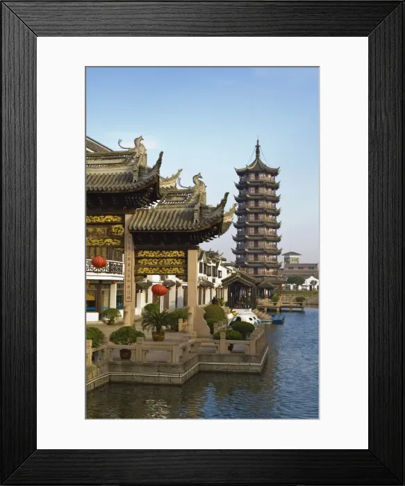 Framed Print : Zhouzhuang, Jiangsu, China, Asia Framed Print : Zhouzhuang, Jiangsu, China, Asia