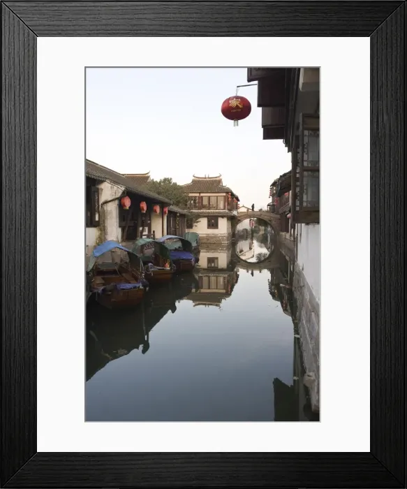 Framed Print : Zhouzhuang, Jiangsu, China, Asia Framed Print : Zhouzhuang, Jiangsu, China, Asia