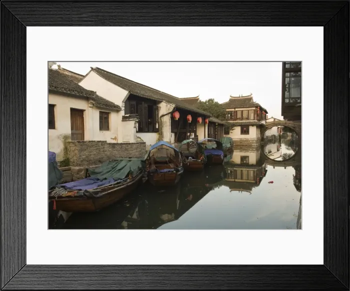 Framed Print : Zhouzhuang, Jiangsu, China, Asia Framed Print : Zhouzhuang, Jiangsu, China, Asia