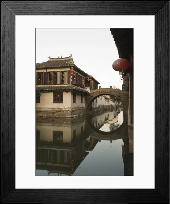 Framed Print : Zhouzhuang, Jiangsu, China, Asia Framed Print : Zhouzhuang, Jiangsu, China, Asia
