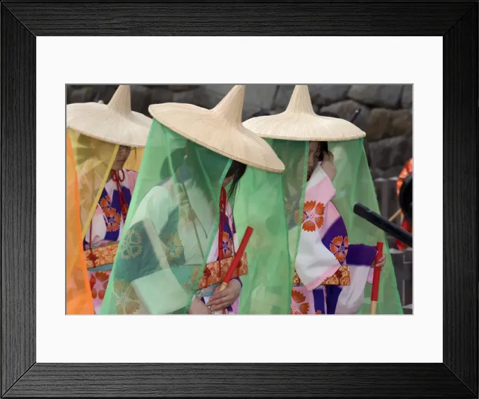 Framed Print : Maidens in the Odawara Hojo Godai Festival held in May at Odawara Castle in Kanagawa Framed Print : Maidens in the Odawara Hojo Godai Festival held in May at Odawara Castle in Kanagawa