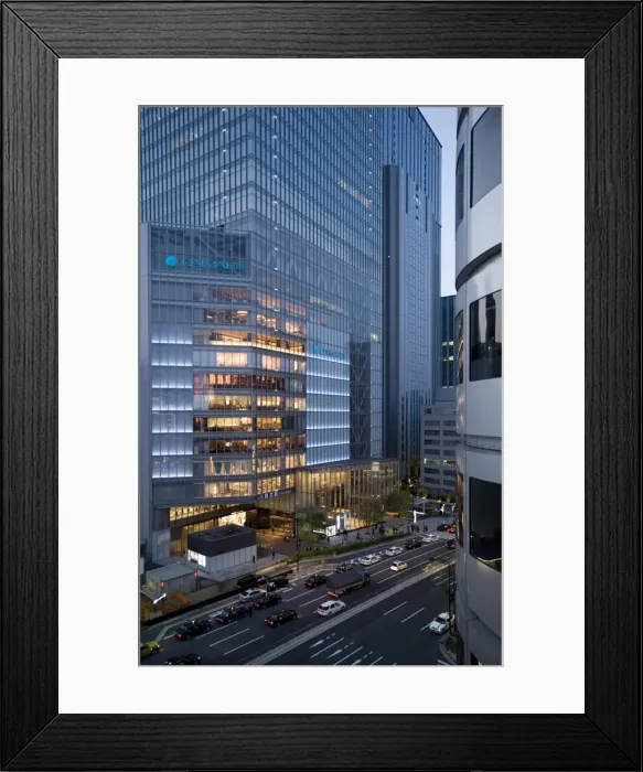 Framed Print : Daimaru department store above the JR central Tokyo train station, seen on the Yaesu side Framed Print : Daimaru department store above the JR central Tokyo train station, seen on the Yaesu side