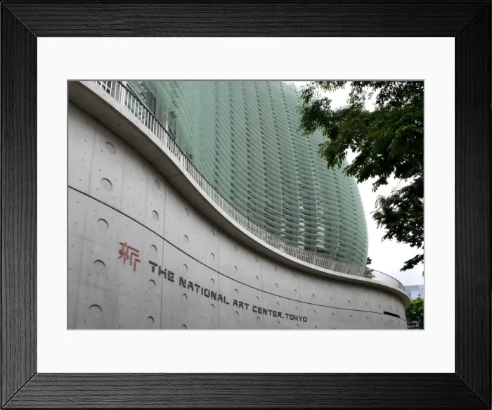 Framed Print : National Art Center, designed by architect Kisho Kurokawa, housing 20th century paintings Framed Print : National Art Center, designed by architect Kisho Kurokawa, housing 20th century paintings