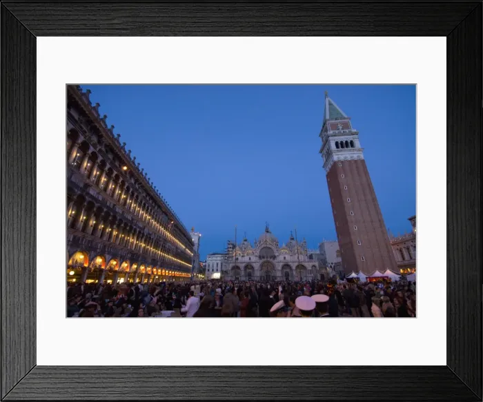Framed Print : San Marco square during Carnival, Venice, UNESCO World Heritage Site, Veneto Framed Print : San Marco square during Carnival, Venice, UNESCO World Heritage Site, Veneto