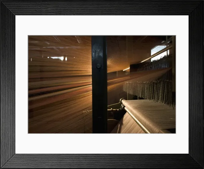 Framed Print : Weaving factory in Conegliano, Veneto, Italy, Europe Framed Print : Weaving factory in Conegliano, Veneto, Italy, Europe