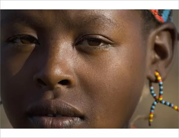 Hamer woman, Turmi, Omo region, Ethiopia, Africa
