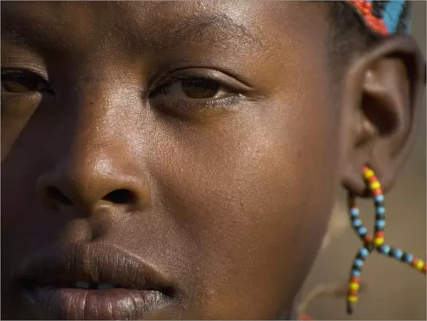 Hamer woman, Turmi, Omo region, Ethiopia, Africa
