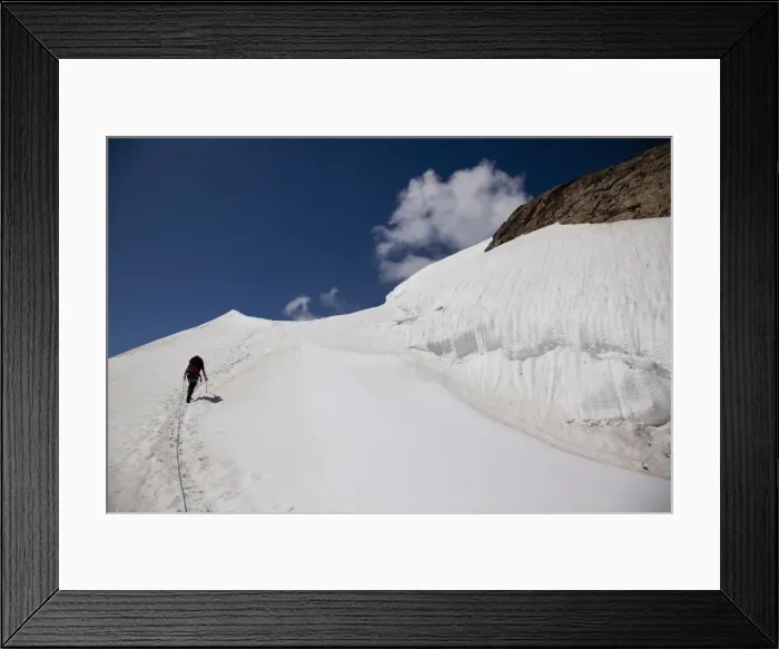 Framed Print : Climbing Mount Cevedale, 3769 m, Ortler Alps, South Tyrol, Italy, Europe Framed Print : Climbing Mount Cevedale, 3769 m, Ortler Alps, South Tyrol, Italy, Europe