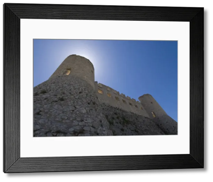 Framed Print : Rocca Calascio, ruined mountaintop fortress in the Province of L Aquila Framed Print : Rocca Calascio, ruined mountaintop fortress in the Province of L Aquila