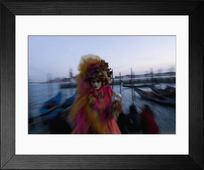 Framed Print : Venice Carnival, San Marco Square with San Giorgio island in the background Framed Print : Venice Carnival, San Marco Square with San Giorgio island in the background